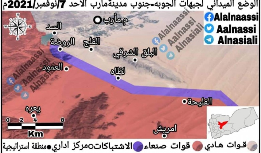 شاهد ..خارطة عسكرية تكشف عن الطرف المسيطر على معسكر امريش الاستراتيجي وقواعد الاشتباك التي تتركز فيها المواجهات في هذه الاثناء (خريطة)