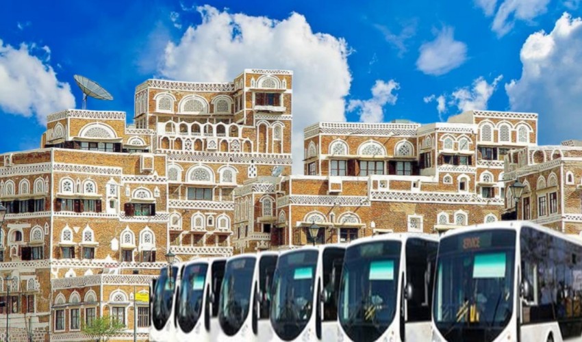 بأسطول كبير من الحافلات .. صنعاء تدشن مبادرة جديدة لنقل المواطنين مجاناً في كافة أرجاء العاصمة